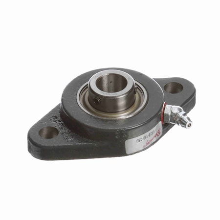 Browning Mounted Cast Iron Two Bolt Flange Ball Bearing - 52100 Bearing Steel - Setscrew Lock VF2S-110 CSJ